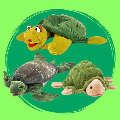 The Puppet Company - Marionnette à Doigt Tortue - Jouet Enfant Dès 12 Mois - Pour Histoires Et Comptines - 7