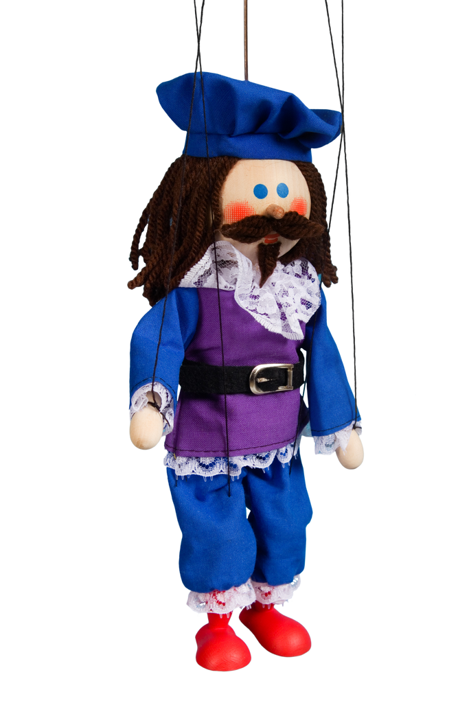 Prince avec une Barbe Marionnette - 1682 - Le Monde de la Marionnette